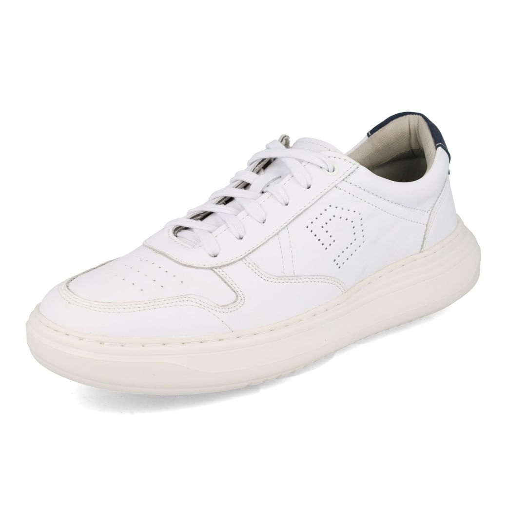Democrata Tenis Casual 526103-003 Branco Couro_8__
